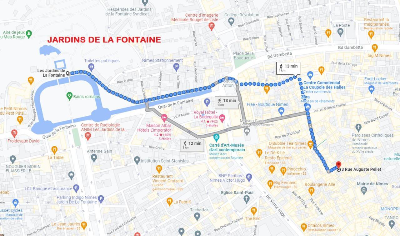 Superbe Appartement 95M2 Proche Arenes- Parking Offert Nimes Luaran gambar